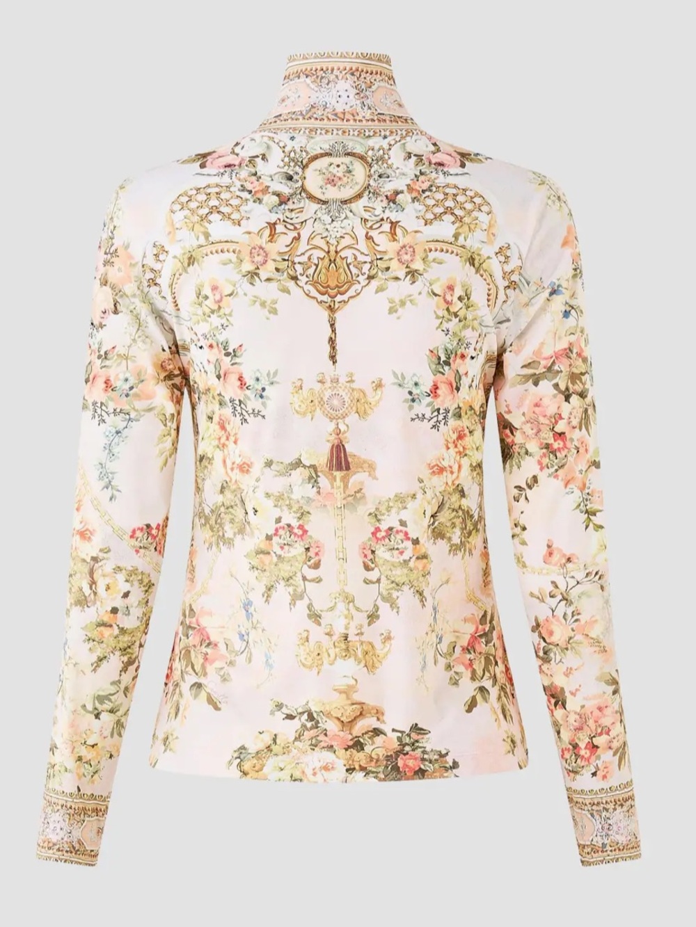 NWT Camilla

Floral Turtleneck Jersey Long-Sleeve Top - Picture 3 of 8